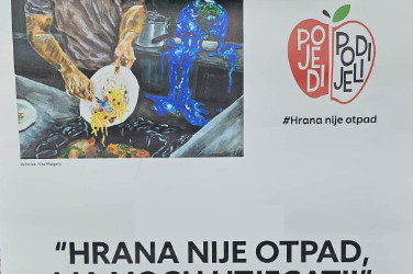 Poziv za prijavu učeničkih radova za izložbu „Hrana nije otpad, i ja mogu utjecati!“