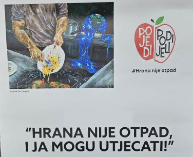 Poziv za prijavu učeničkih radova za izložbu „Hrana nije otpad, i ja mogu utjecati!“