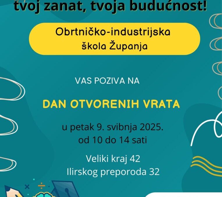 Pozivnica za Dan otvorenih vrata