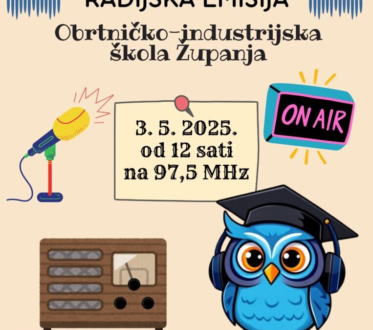 Radijska emisija o Obrtničko-industrijskoj školi