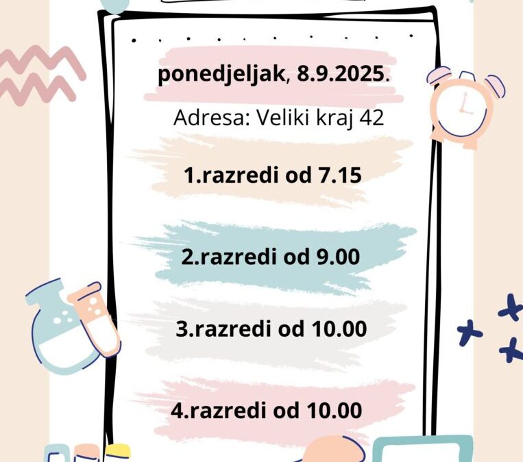 Prvi dan nastave
