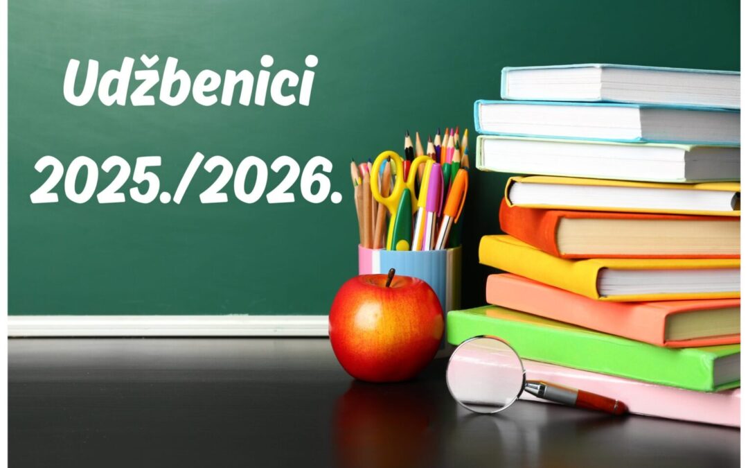 Popis udžbenika za školsku 2025./2026. godinu
